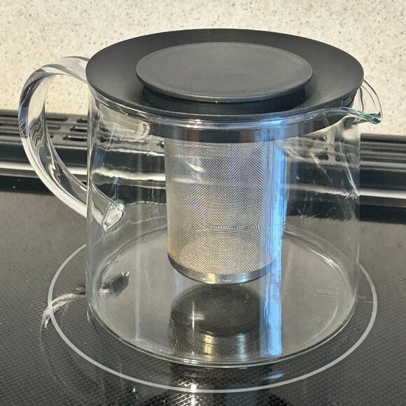 IKEA Other - IKEA RIKLIG Glass Teapot with Infuser, 1.6 qt, Heat-Resistant for Loose Leaf Tea